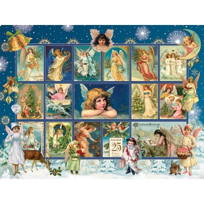 SunsOut - 300 pieces - XXL Pieces - Christmas Snow Angels