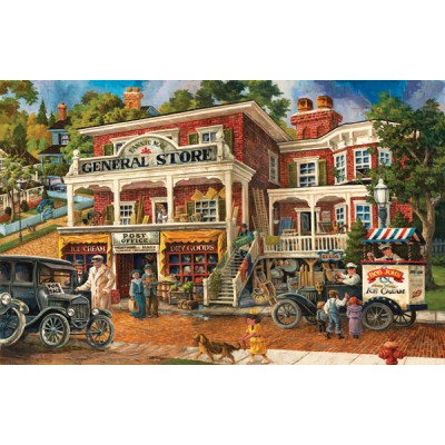 Bluebird-Puzzle - 1000 Teile - Tom Antonishak - Fannie Mae's General Store