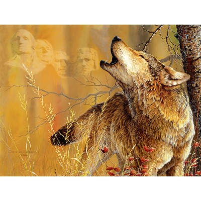 Bluebird-Puzzle - 500 Teile - XXL Teile - Rushmore Wolf