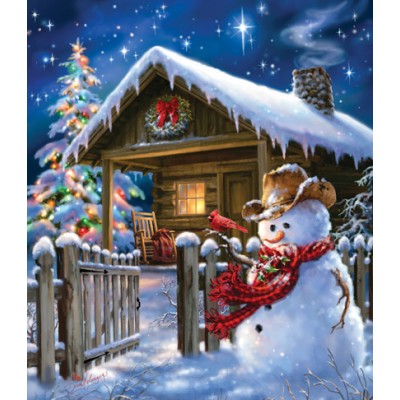 Bluebird-Puzzle - 550 Teile - Dona Gelsinger - Christmas Cheer