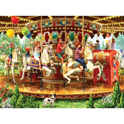 Bluebird-Puzzle - 1000 Teile - Liz Goodrick-Dillon - Carousel Ride