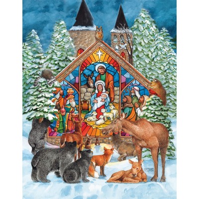 Bluebird-Puzzle - 500 Teile - XXL Teile - All Will Adore Him