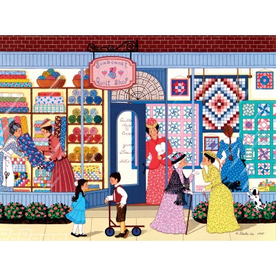 SunsOut - 1000 pieces - Shelia Lee - SunBonnet Quilt Shop