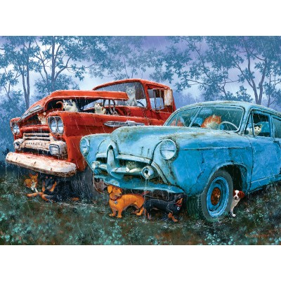 Bluebird-Puzzle - 1000 Teile - Raining Cats and Dogs