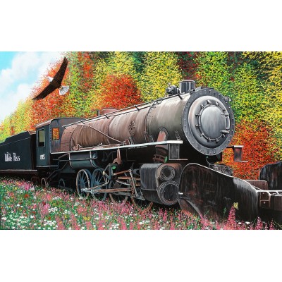 SunsOut - 550 pieces - Skagway Locomotive