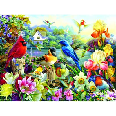 Bluebird-Puzzle - 1000 Teile - Golden Irises