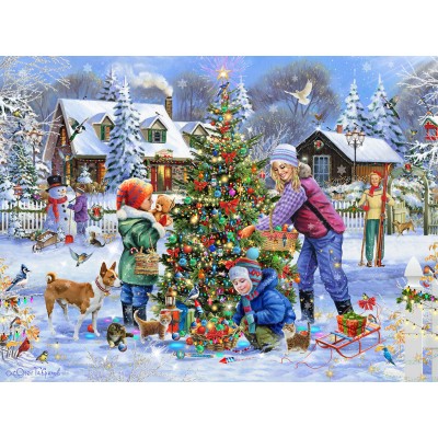 Bluebird-Puzzle - 1000 Teile - Den Baum schmücken