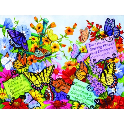 Bluebird-Puzzle - 500 Teile - XXL Teile - Butterfly Oasis