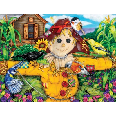 SunsOut - 500 pieces - XXL Pieces - Scarecrow and Blackbird