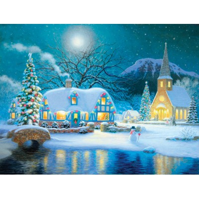 SunsOut - 300 pieces - XXL Pieces - Country Snowfall