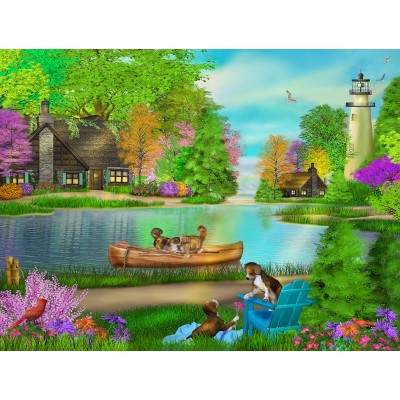 Bluebird-Puzzle - 500 Teile - Am Meer