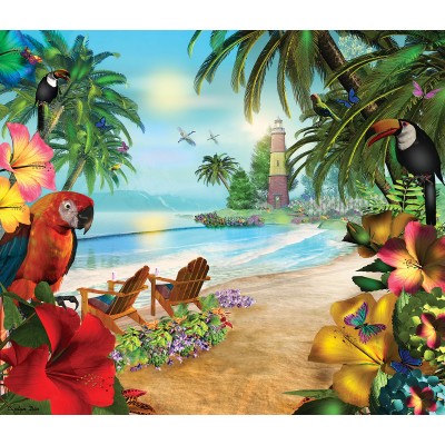 SunsOut - 550 pieces - Caplyn Dor - Island of Palms