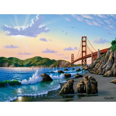 Bluebird-Puzzle - 500 Teile - XXL Teile - Bridge View