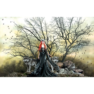 SunsOut - 1000 pieces - Nene Thomas - Red Haired Witch