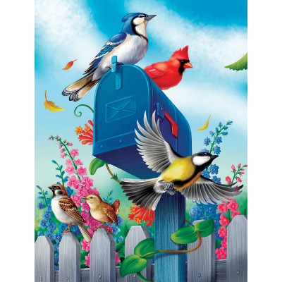 Bluebird-Puzzle - 500 Teile - XXL Teile - Mailbox Guardian