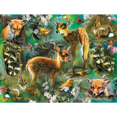 SunsOut - 500 pieces - XXL Pieces - Forest Critters