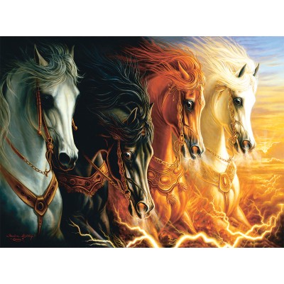 Sunsout - 1000 pièces - Lindsburg-Osorio - Four Horses of the Apocalypse