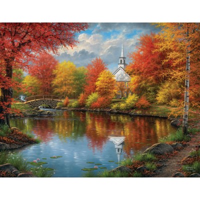 Bluebird-Puzzle - 1000 Teile - XXL Teile - Abraham Hunter - Autumn Tranquility