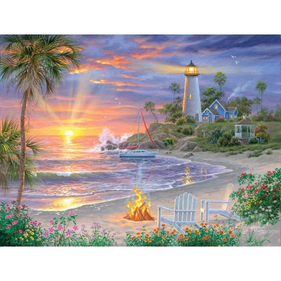 SunsOut - 500 pieces - Honeymoon Sunset