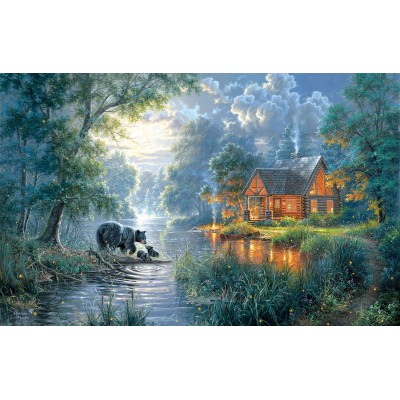 Bluebird-Puzzle - 550 Teile - Firefly Cove