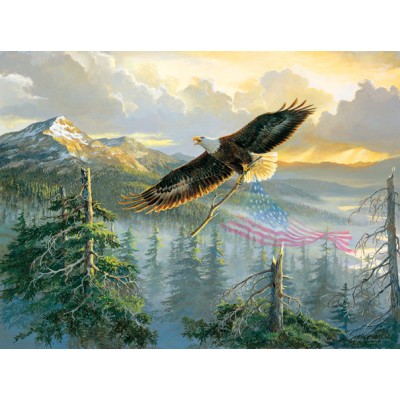 Bluebird-Puzzle - 1000 Teile - Persis Clayton Weirs - American Splendor