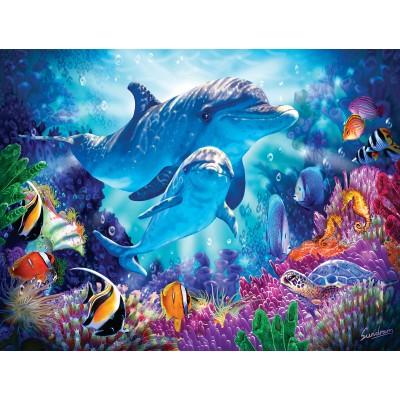 SunsOut - 500 pieces - XXL Pieces - Dolphin Guardian