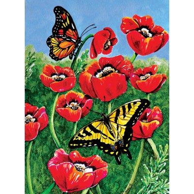 SunsOut - 1000 pieces - Charlsie Kelly - Monarch and Swallowtails