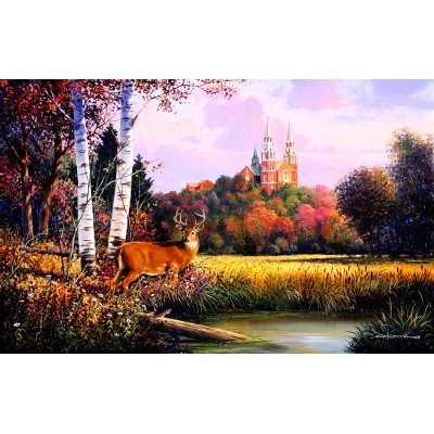 Sunsout - 550 pièces - George Kovach - Sacred Refuge