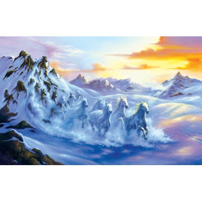 SunsOut - 1000 pieces - Jim Warren - After the Snow Storm