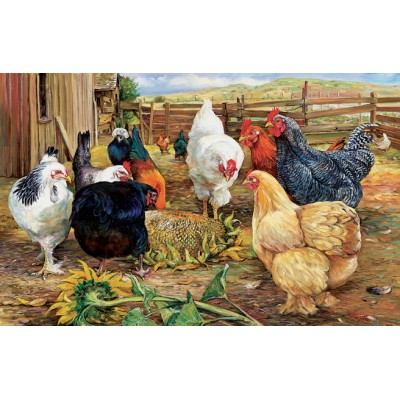 SunsOut - 550 pieces - Nona Hengen - Mystery of the Sunflower