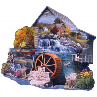 SunsOut - 1000 pieces - Russell Cobane - The Old Mill Stream