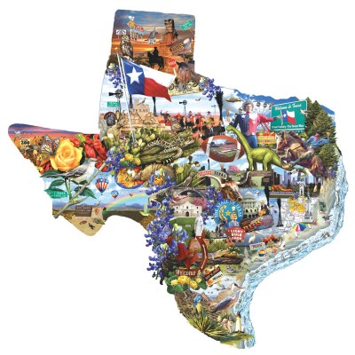 SunsOut - 1000 pieces - Lori Schory - Welcome to Texas!