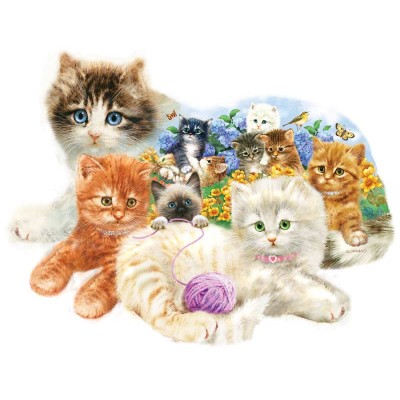 SunsOut - 1000 pieces - Giordano Studios - A Litter of Kittens