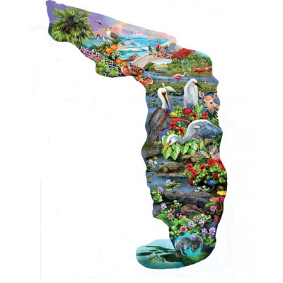 SunsOut - 845 pieces - Mary Thompson - Florida Wildlife