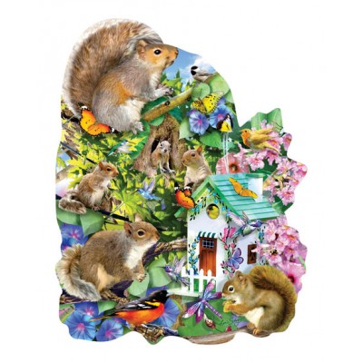 SunsOut - 1000 pieces - Lori Schory - Something Squirrelly