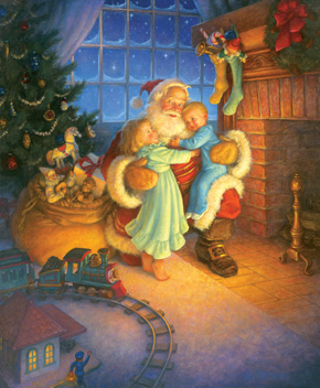 SunsOut - 1000 pieces - Scott Gustafson : Santa's Reward