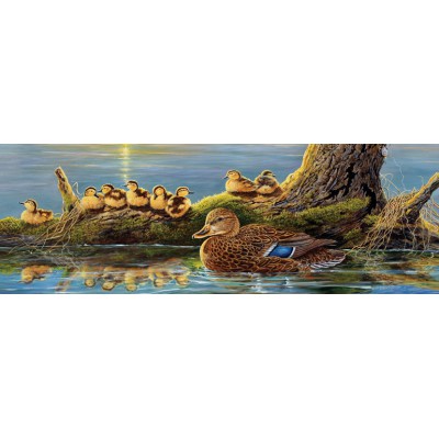 Bluebird-Puzzle - 500 Teile - Carol Decker: Entenfamilie