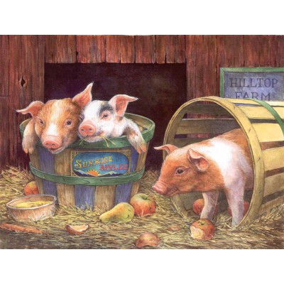 SunsOut - 500 pieces - Lorraine Ryan : Three Pigs