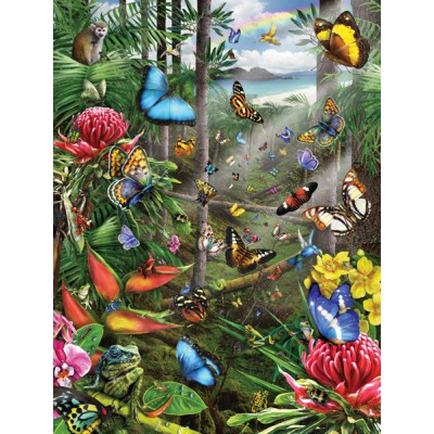 SunsOut - 500 pieces - Lori Schory : Butterfly Tropics