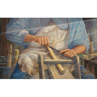 Bluebird-Puzzle - 550 Teile - Jack E. Dawson: Der Handwerksmeister