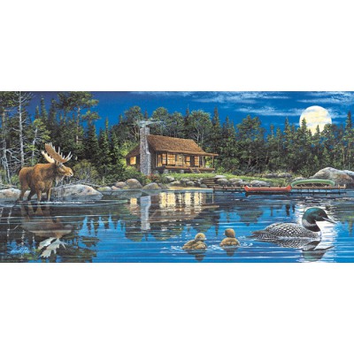 SunsOut - 1000 pieces - Howard Roe : Reflections on Loon Landing