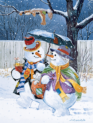 Bluebird-Puzzle - 300 Teile - Doug Laird: Winterspaziergang