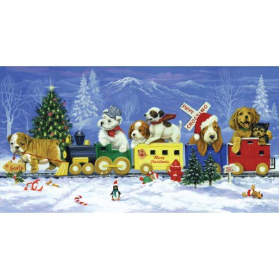 Bluebird-Puzzle - 500 Teile - Linda Picken: Hundezug