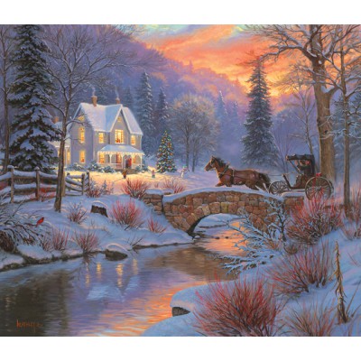 SunsOut - 550 pieces - Mark Keathley : Home for the Holidays