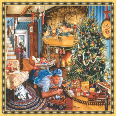 SunsOut - 500 pieces - Susan Brabeau : Father's Christmas Train