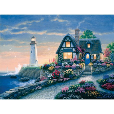 SunsOut - 1000 pieces - Richard Burns : Lighthouse Overlook