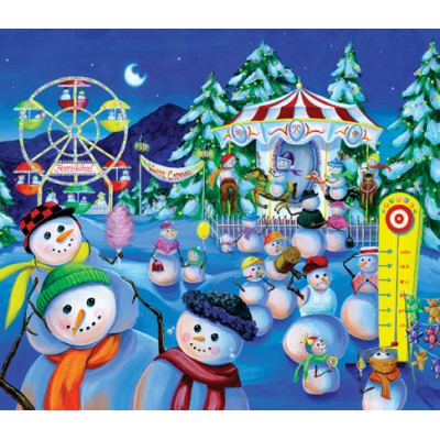 SunsOut - 200 pieces - Joelle McIntyre : Snowman Carnival