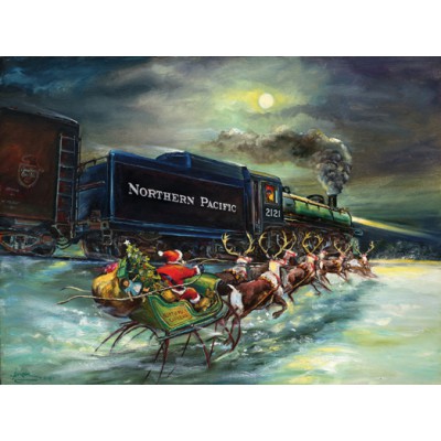 SunsOut - 1000 pieces - Nona Hengren : North Pole Express