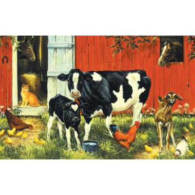 SunsOut - 100 pieces - Linda Picken : Down on the Farm