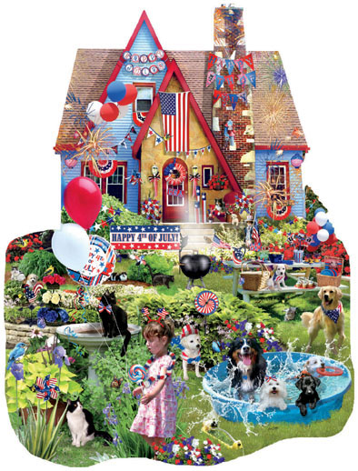 SunsOut - 1000 pieces - Lori Schory : Home on the 4th of July